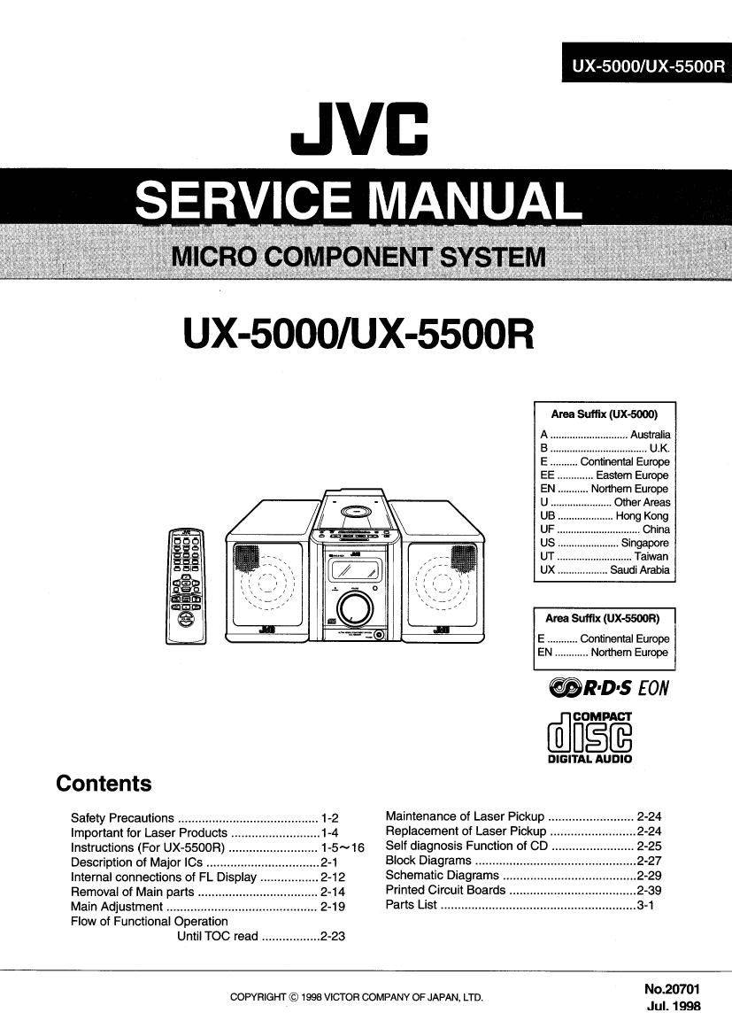 JVC UX-5500R