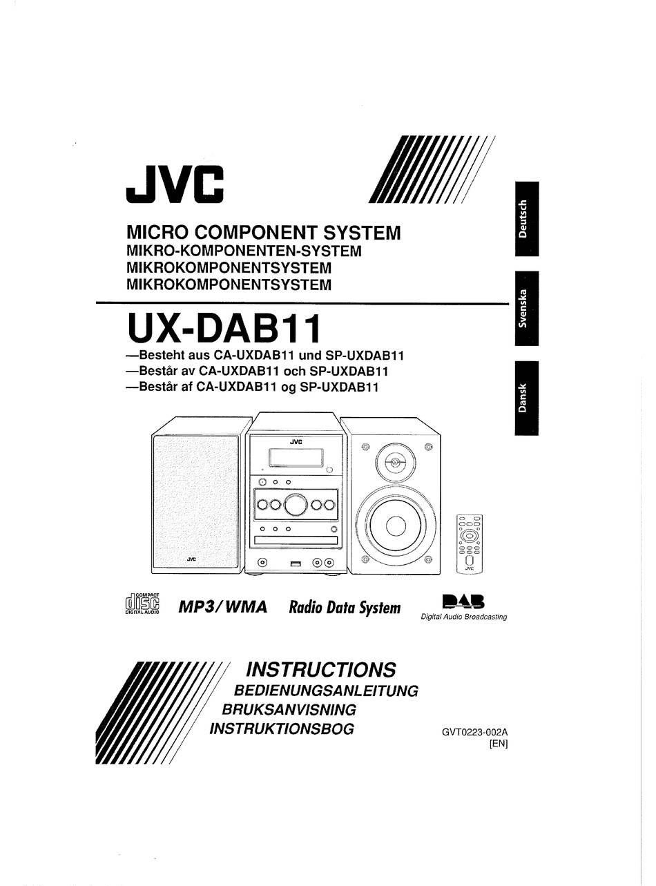 JVC UX-DAB11