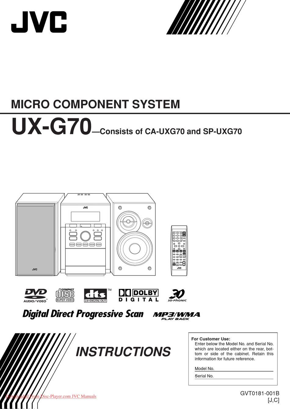 JVC UX-G70