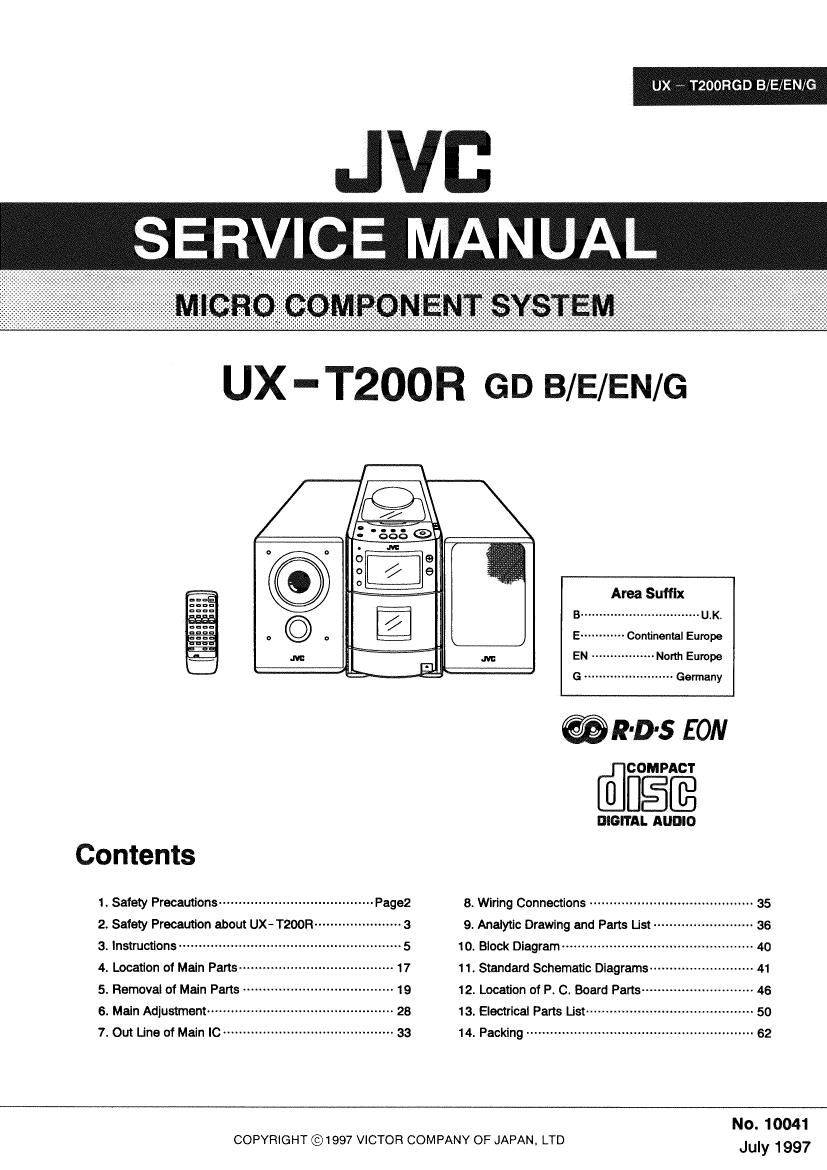 JVC UX-T200R (T200R GD)