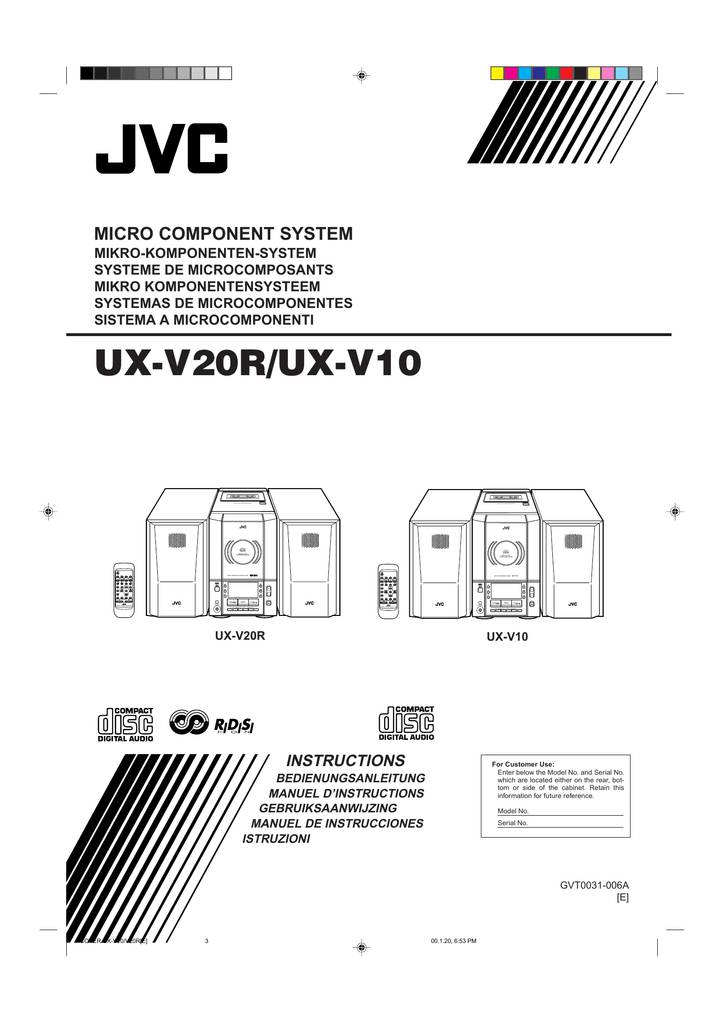 JVC UX-V10