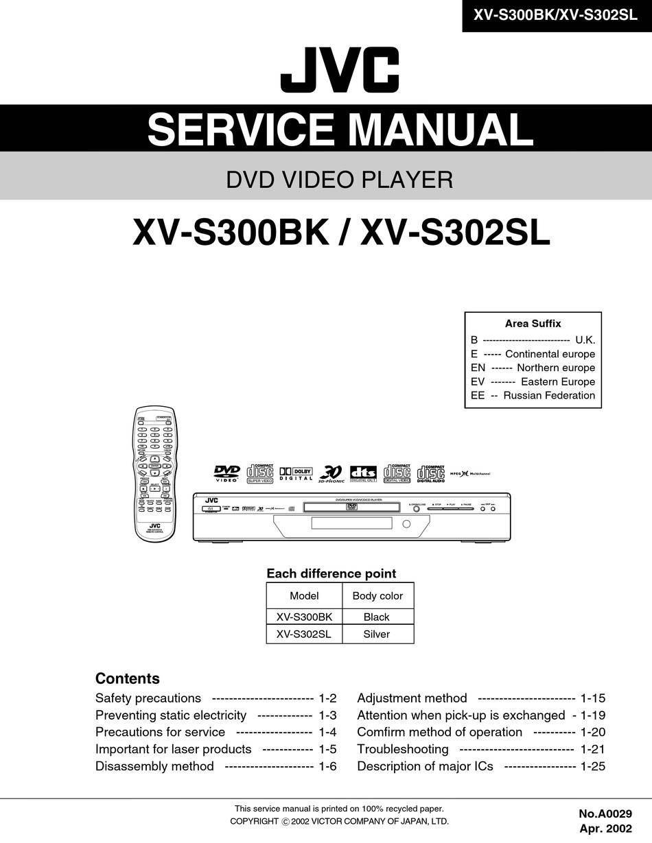 JVC XV-S302 (SL)