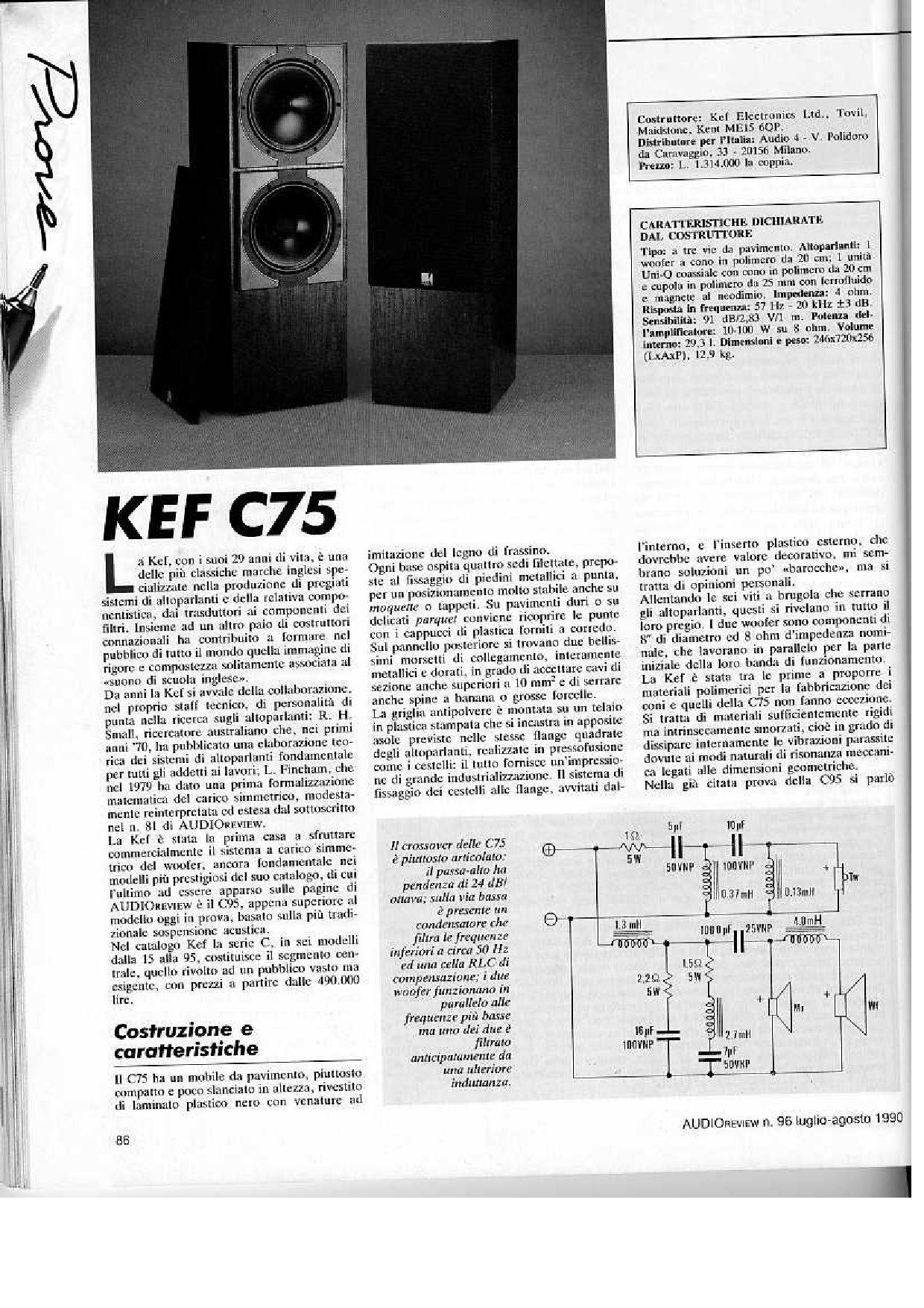 KEF C75