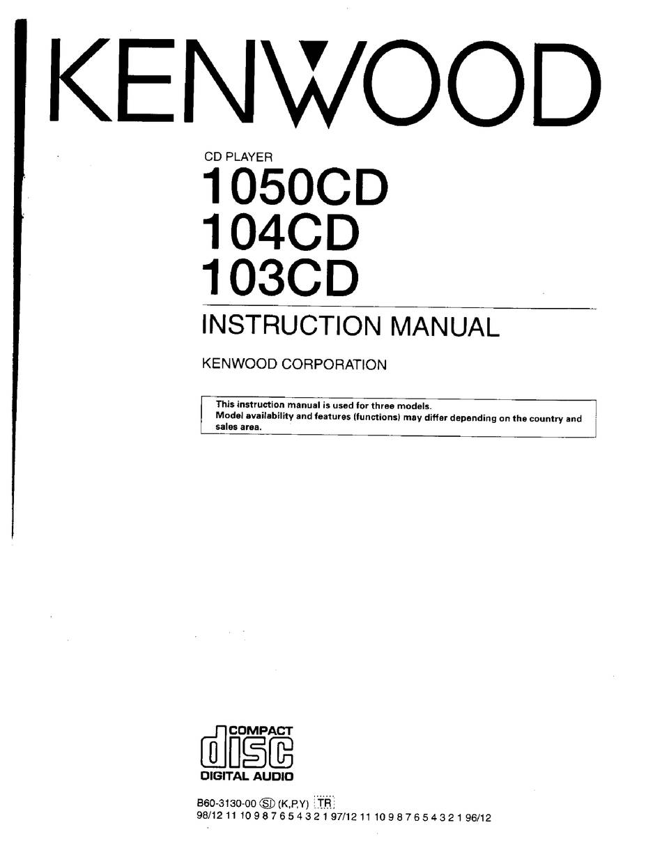 Kenwood 1050CD