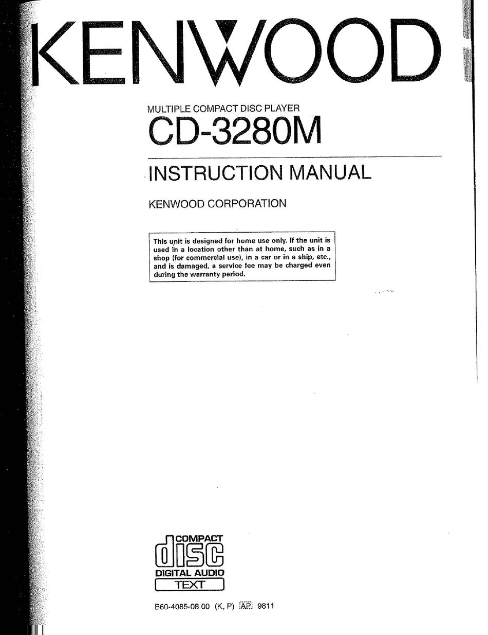 Kenwood CD-3280M