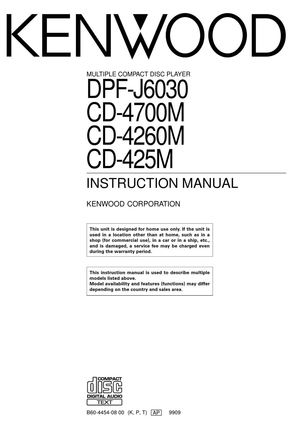 Kenwood CD-4260M