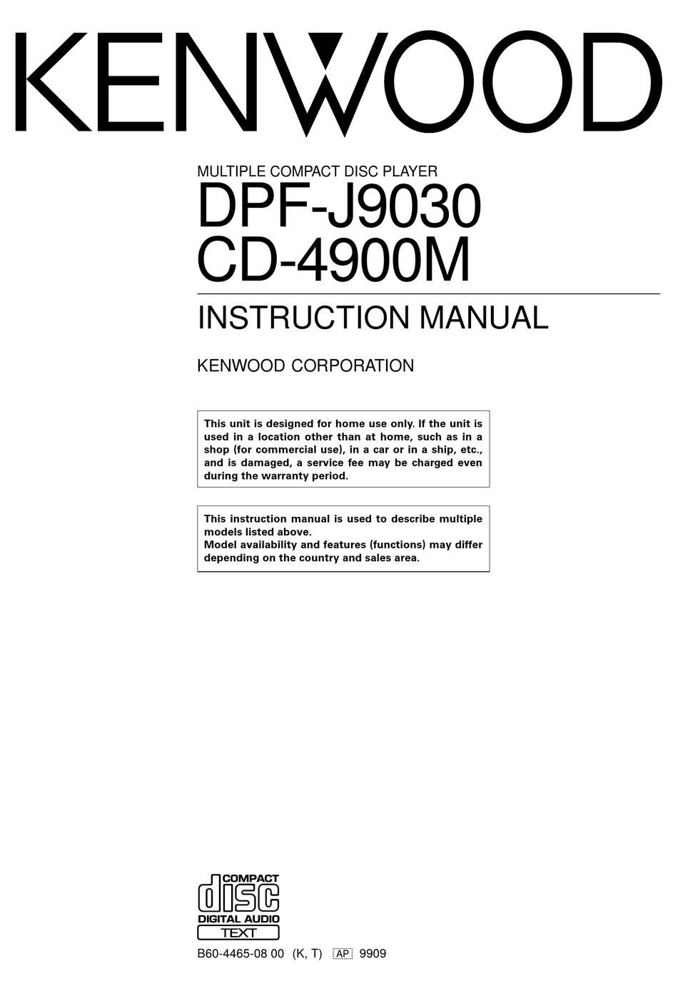Kenwood CD-4900M