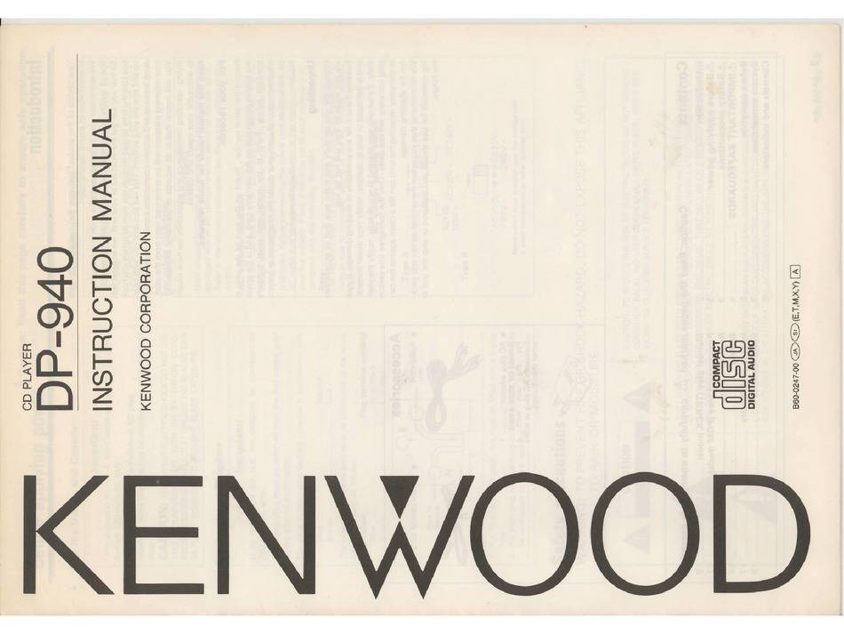 Kenwood DP-940