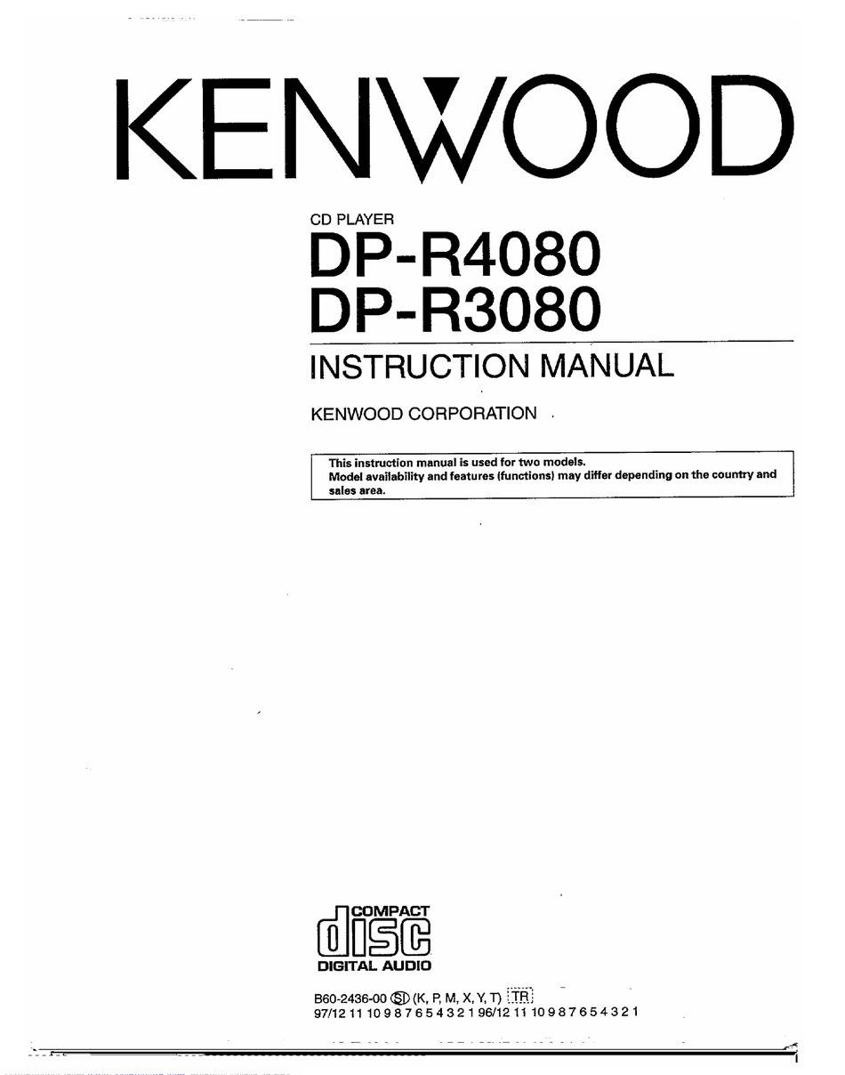 Kenwood DP-R4080