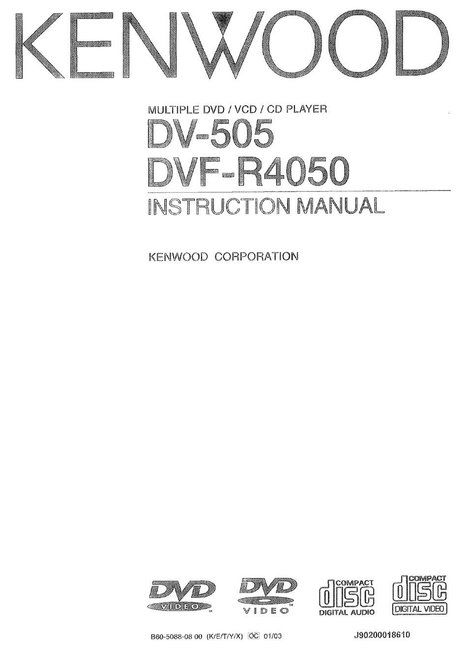 Kenwood DV-505
