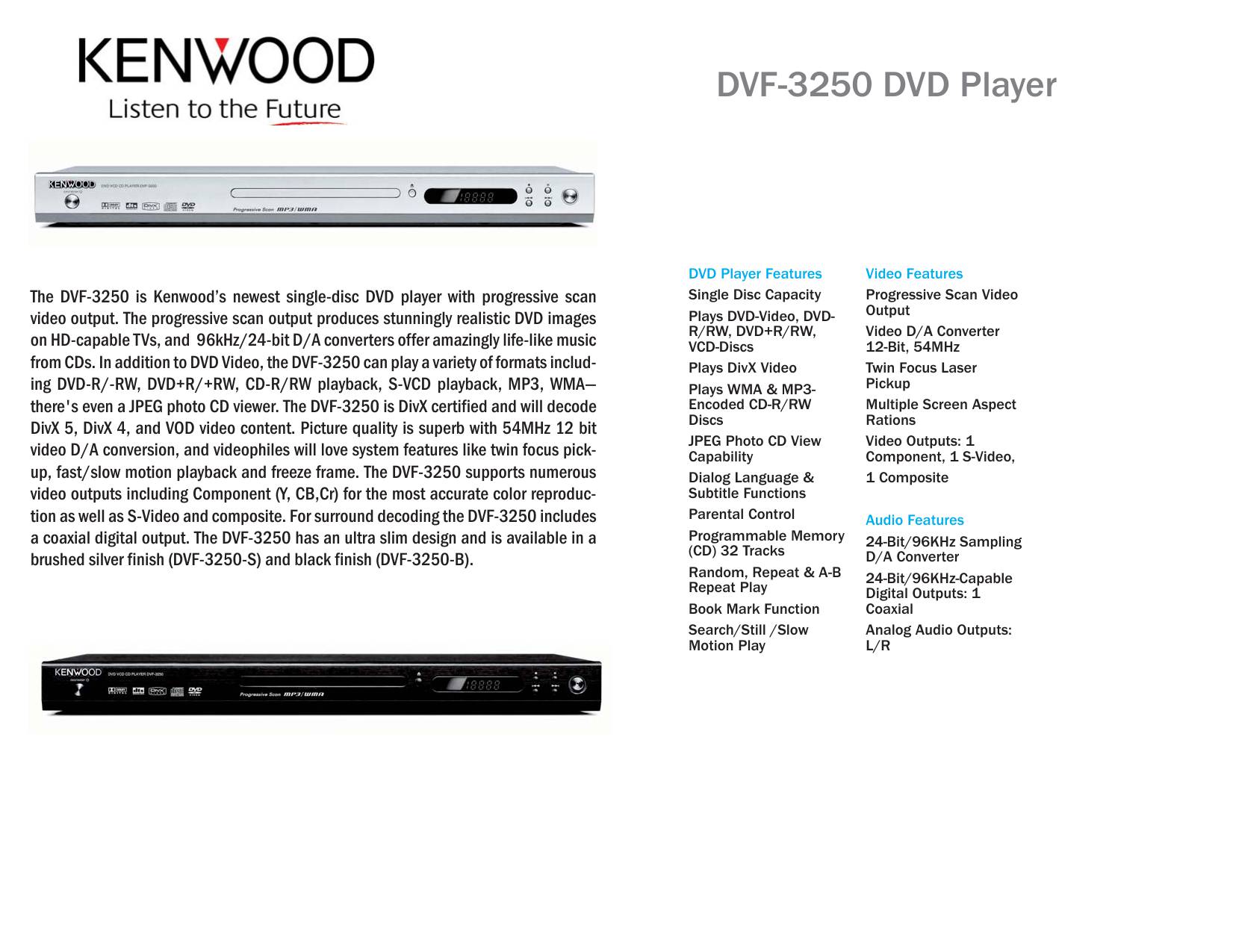 Kenwood DVF-3250
