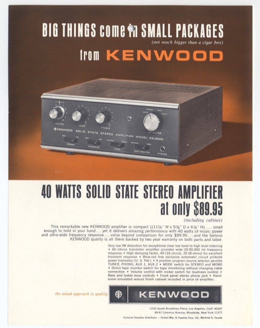 Kenwood KA-2000