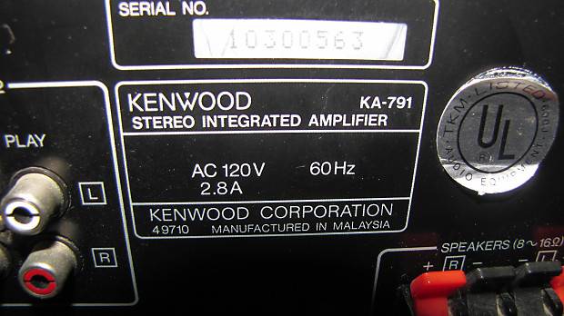 Kenwood KA-791