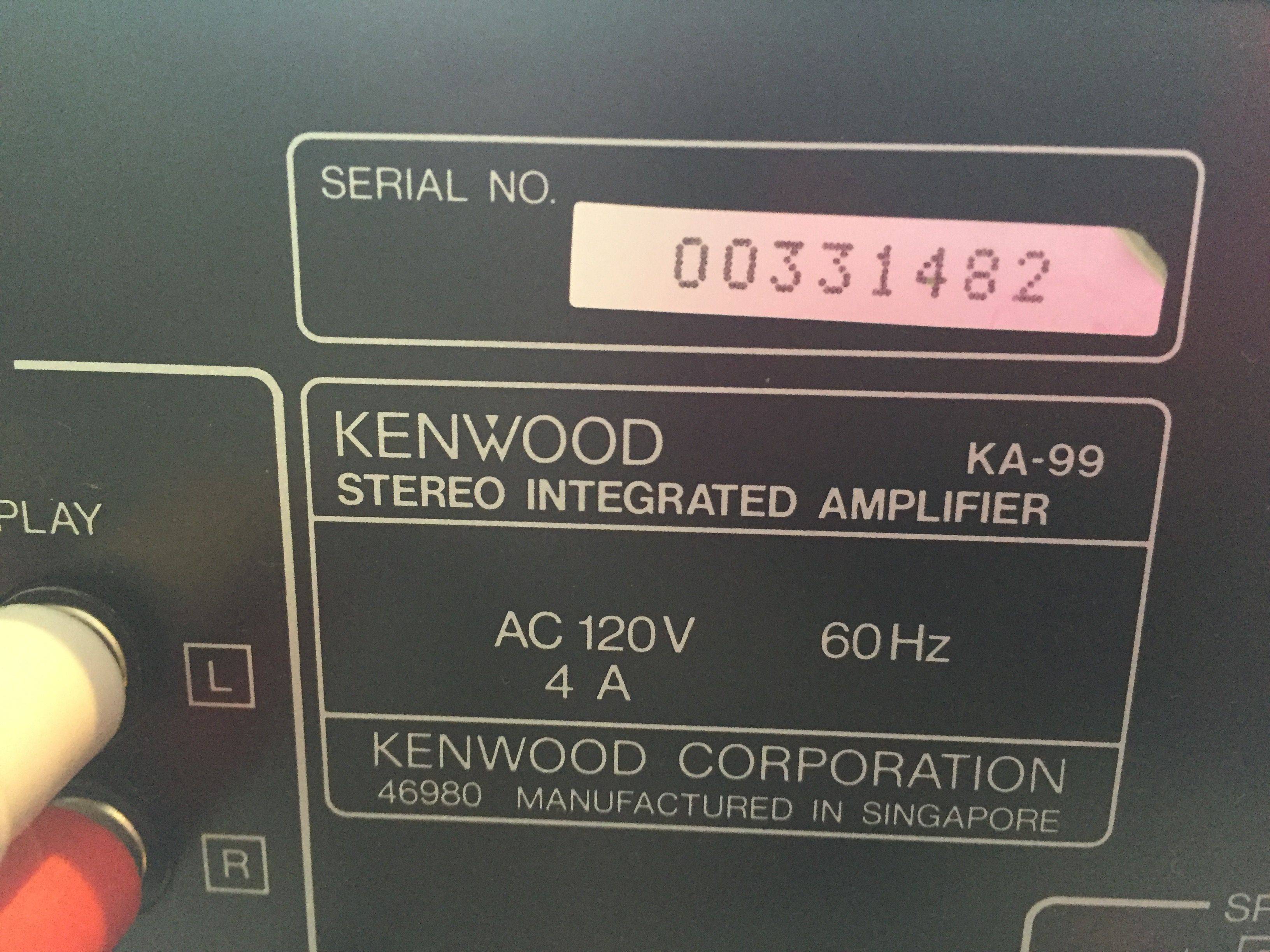 Kenwood KA-99
