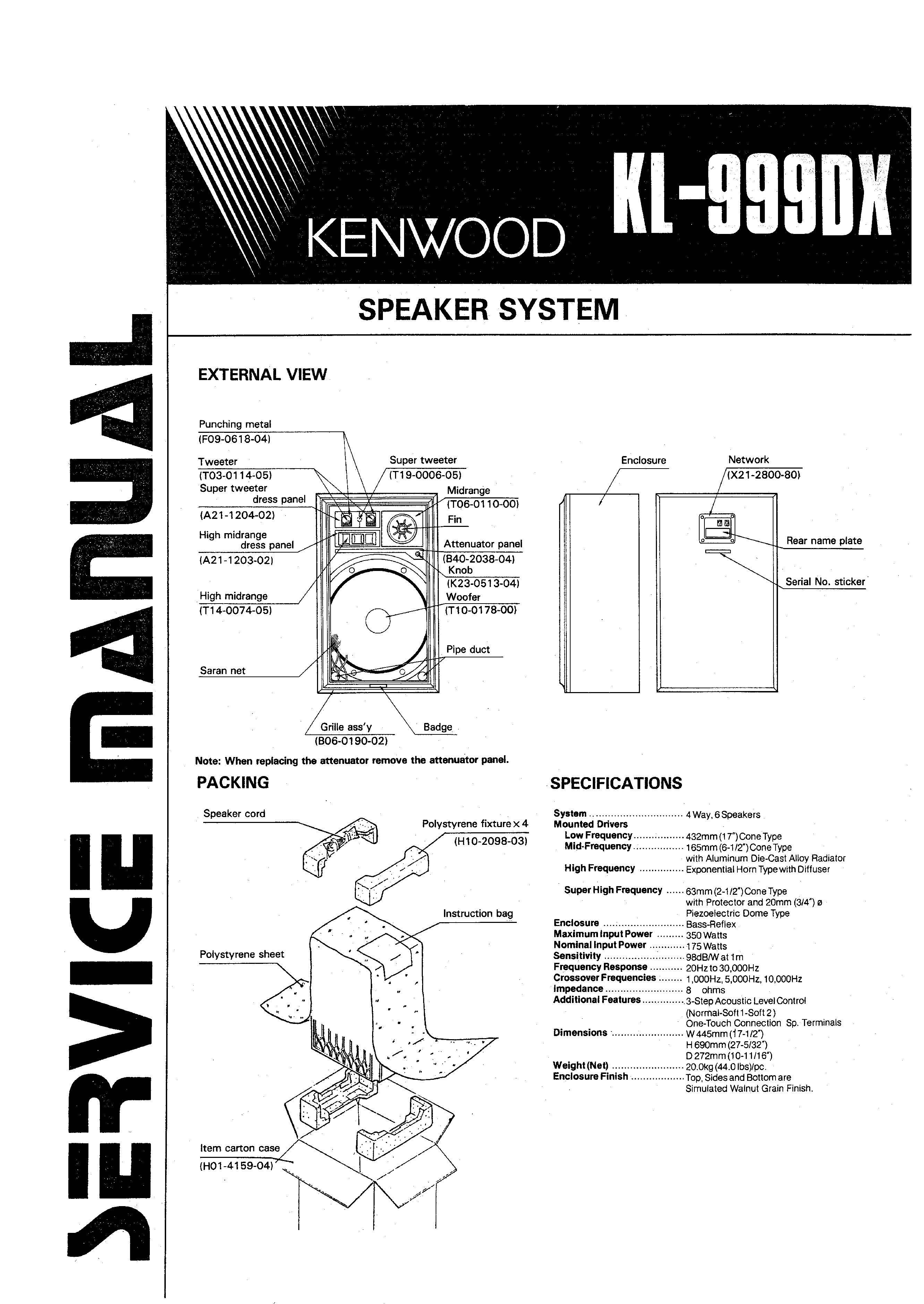 Kenwood KL-999DX