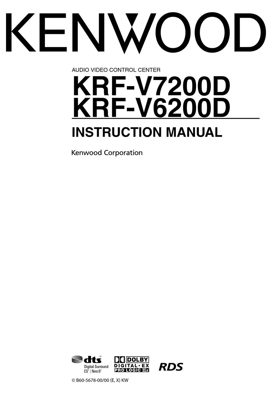 Kenwood KRF-V6200D