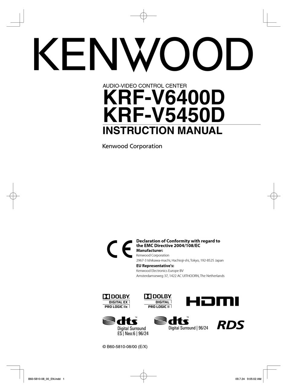 Kenwood KRF-V6400D