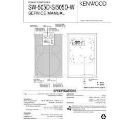 Kenwood SW-505D