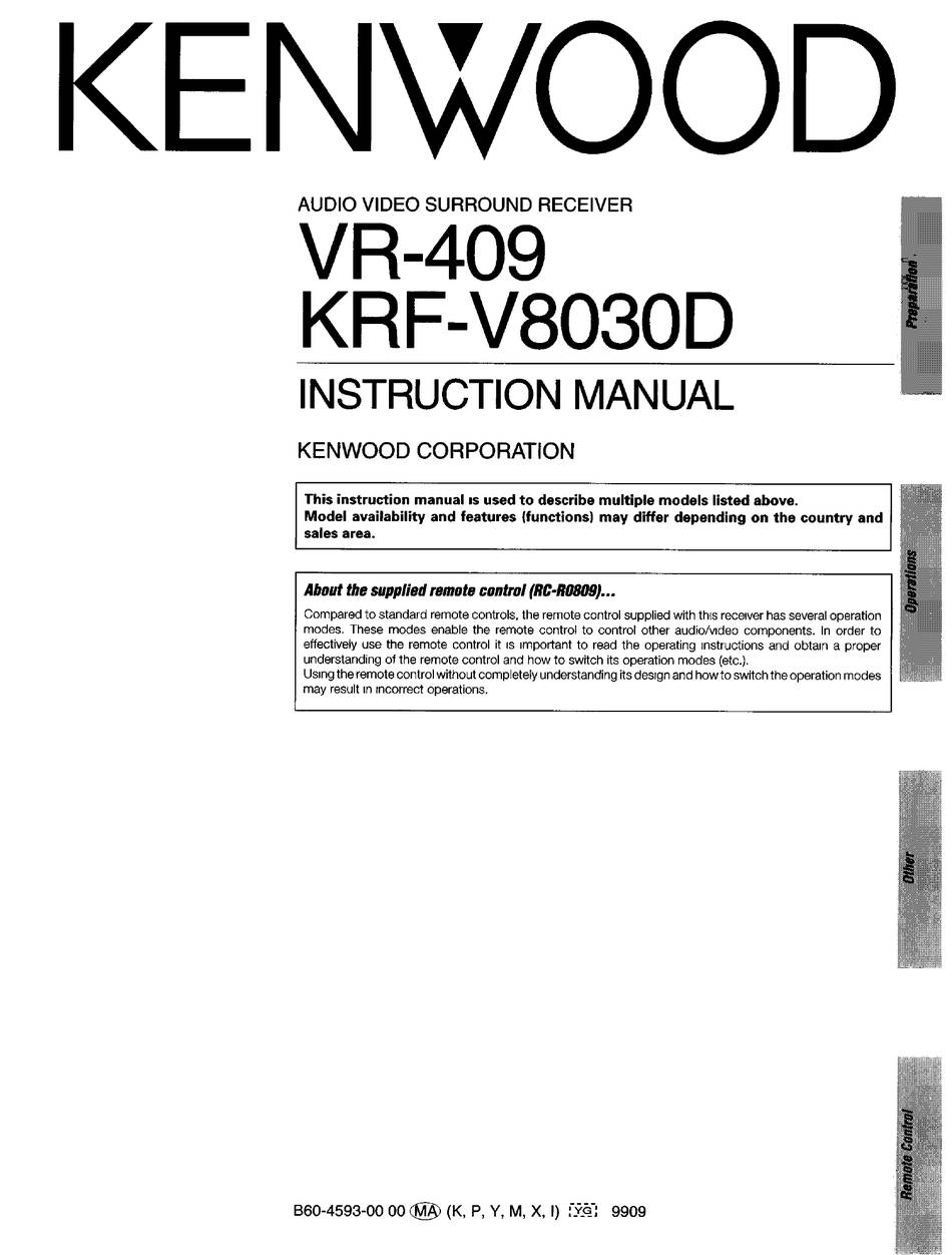 Kenwood VR-409