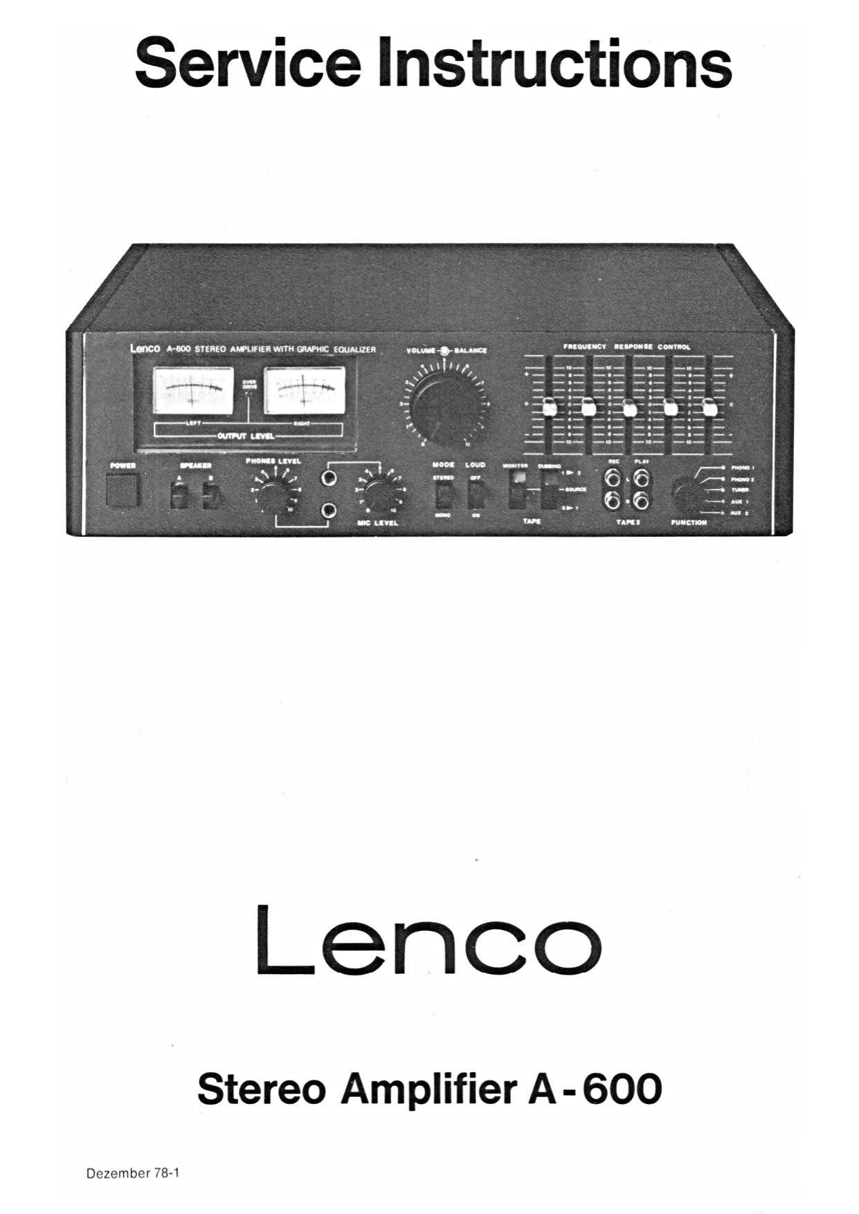 Lenco A-600