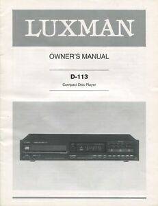 Luxman D-113