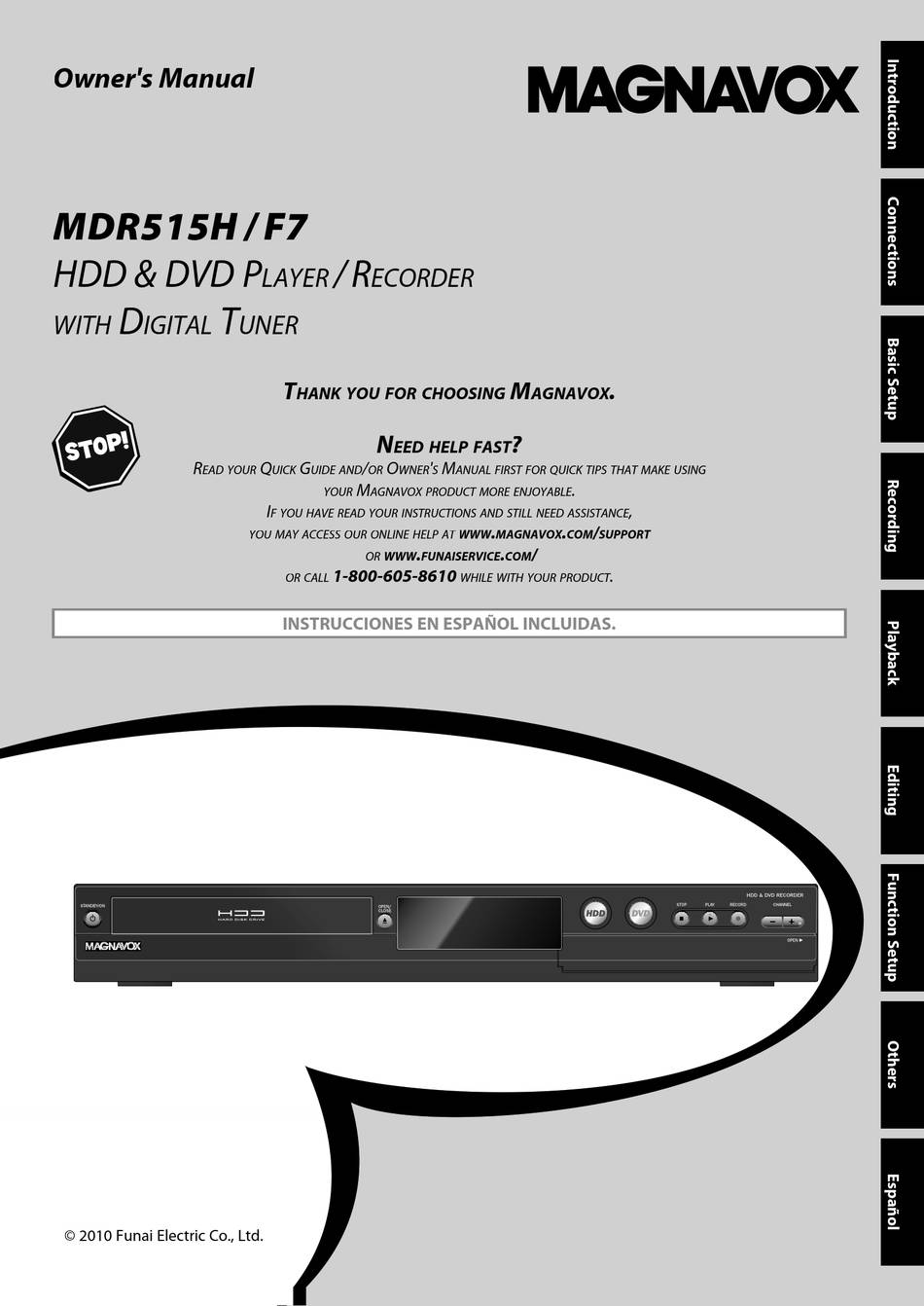Magnavox MDR515H