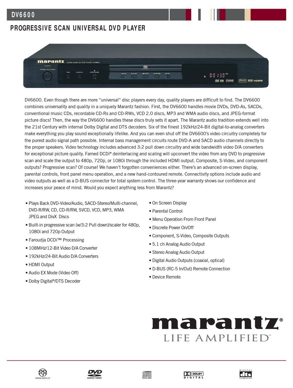 Marantz DV6600