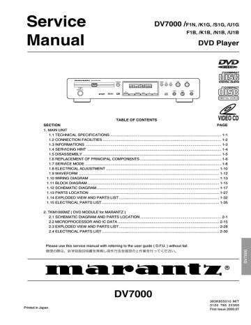 Marantz DV7000