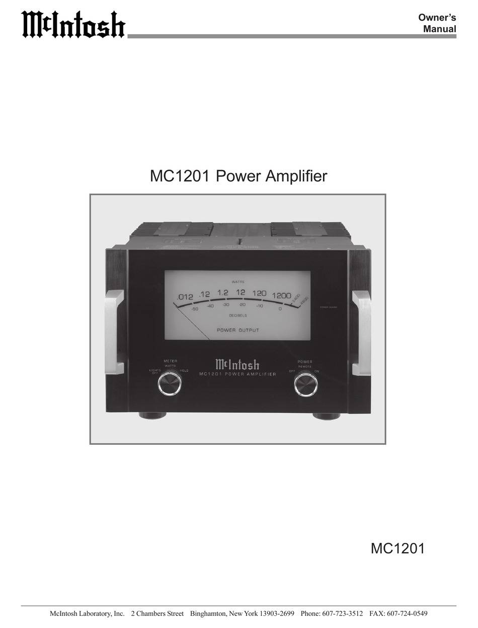 McIntosh MC1201