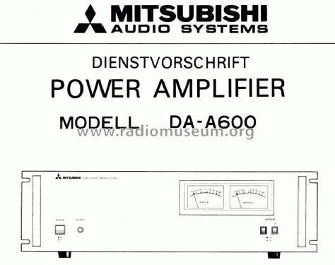Mitsubishi DA-A600