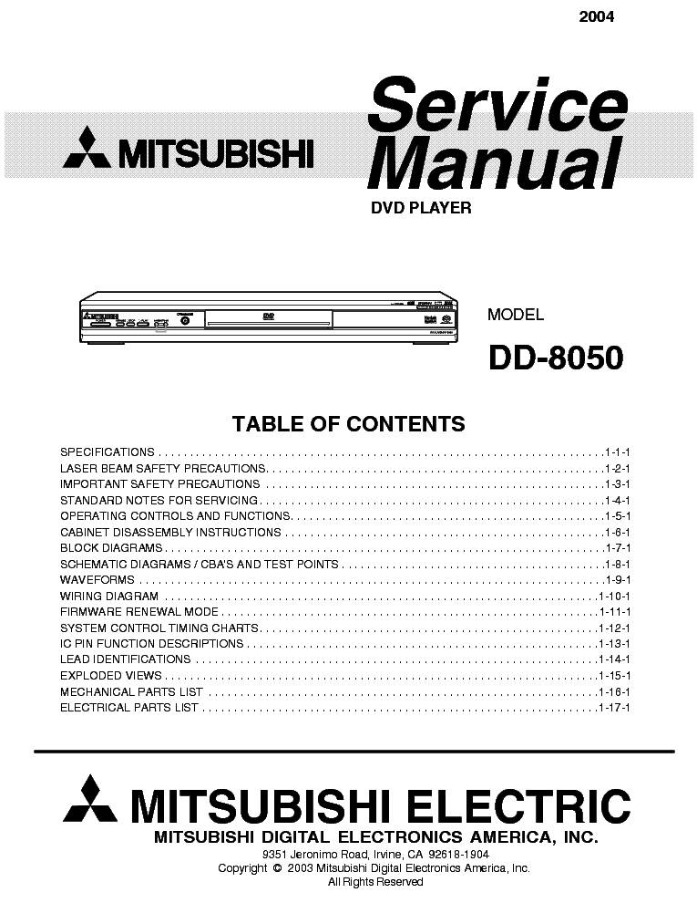 Mitsubishi DD-8050