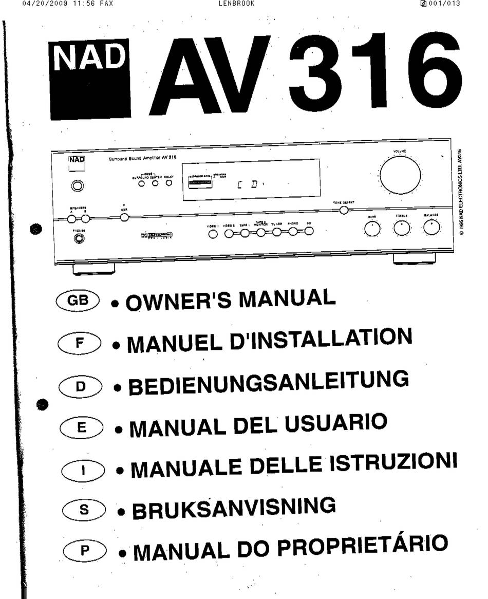 NAD AV316