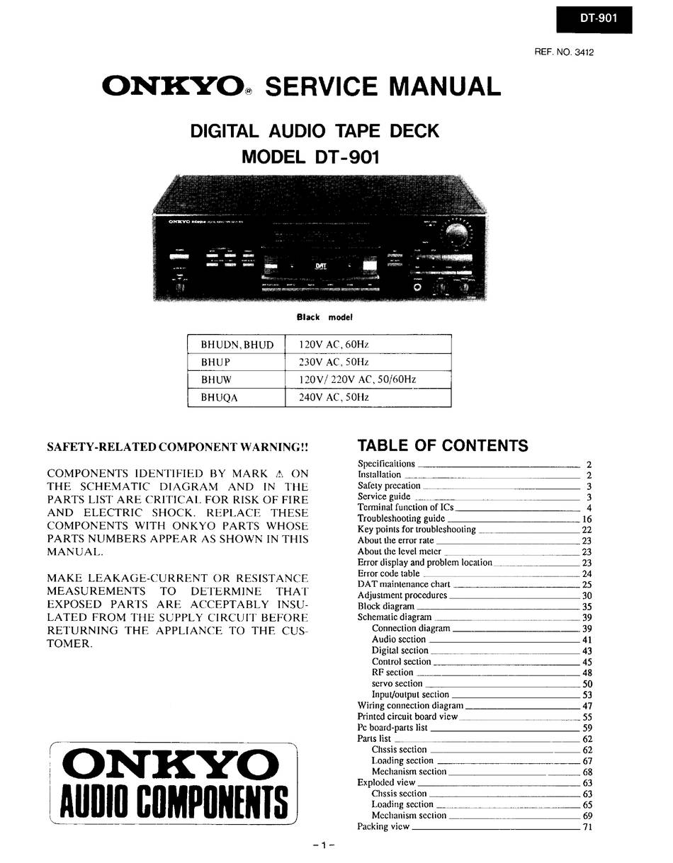 Onkyo DT-901