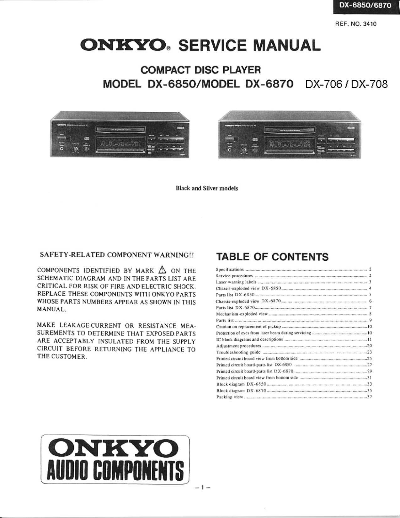 Onkyo DX-6870