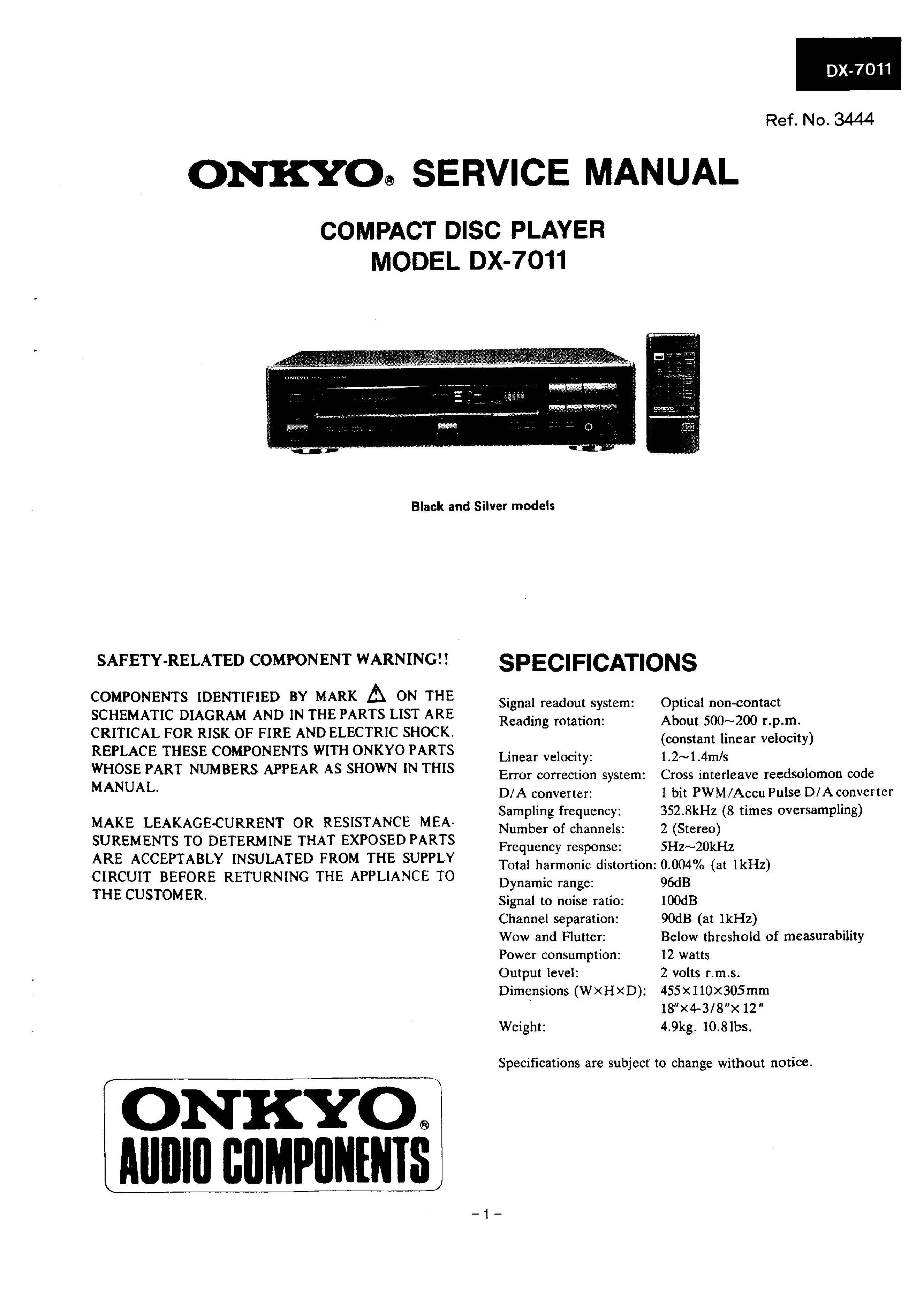 Onkyo DX-7011