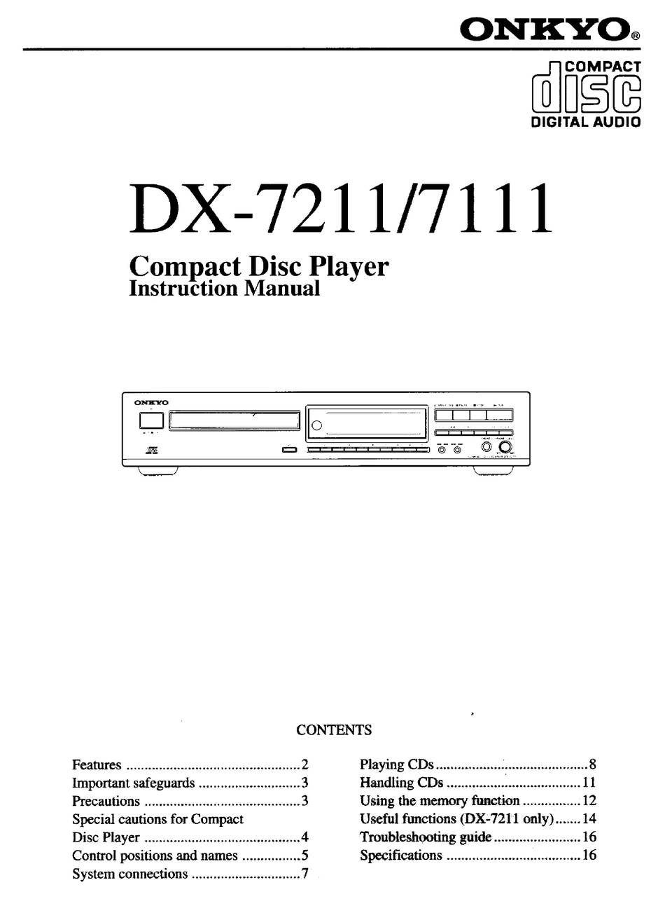 Onkyo DX-7111