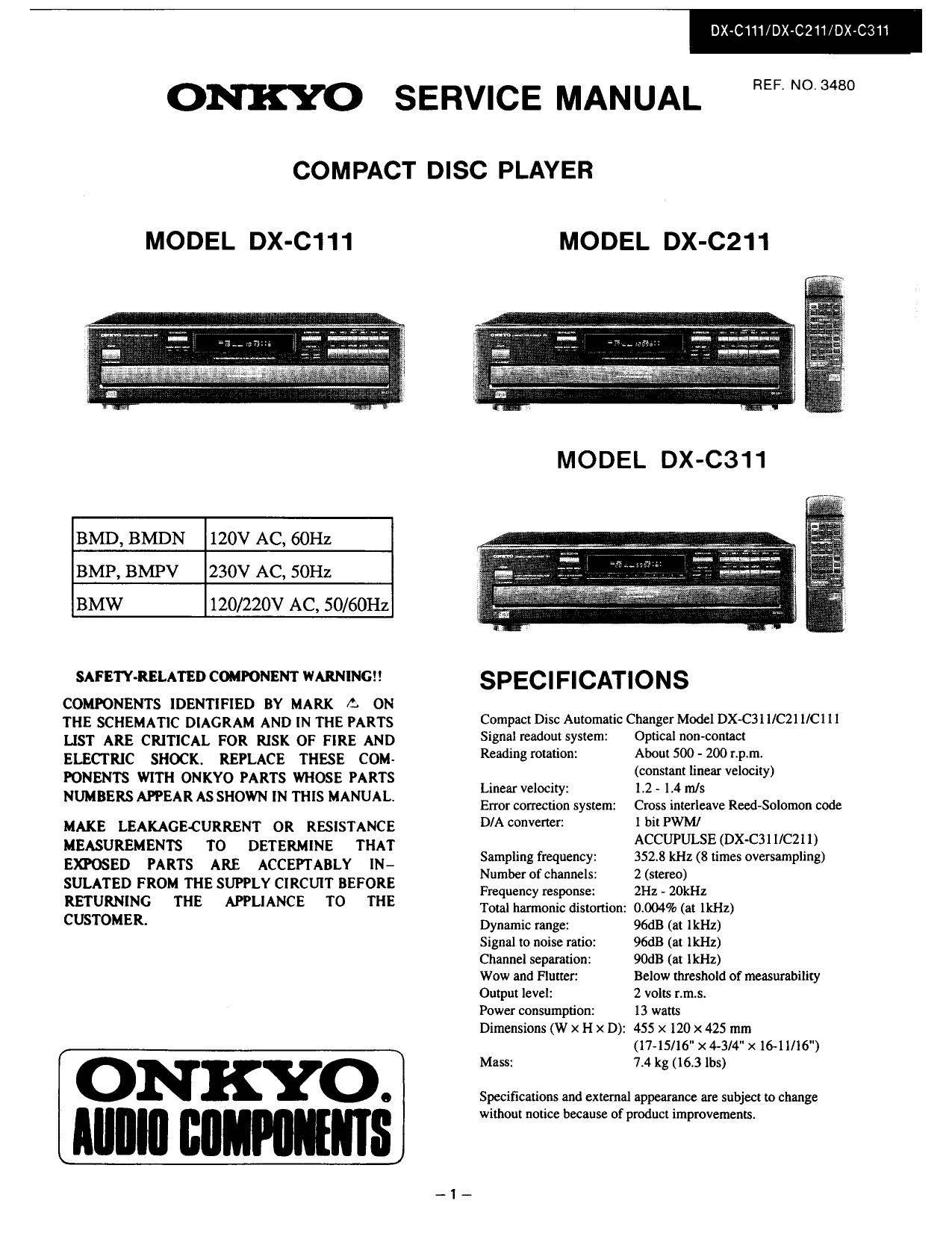 Onkyo DX-C211