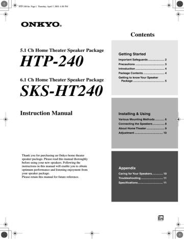 Onkyo HTP-240 (SKF-240C)