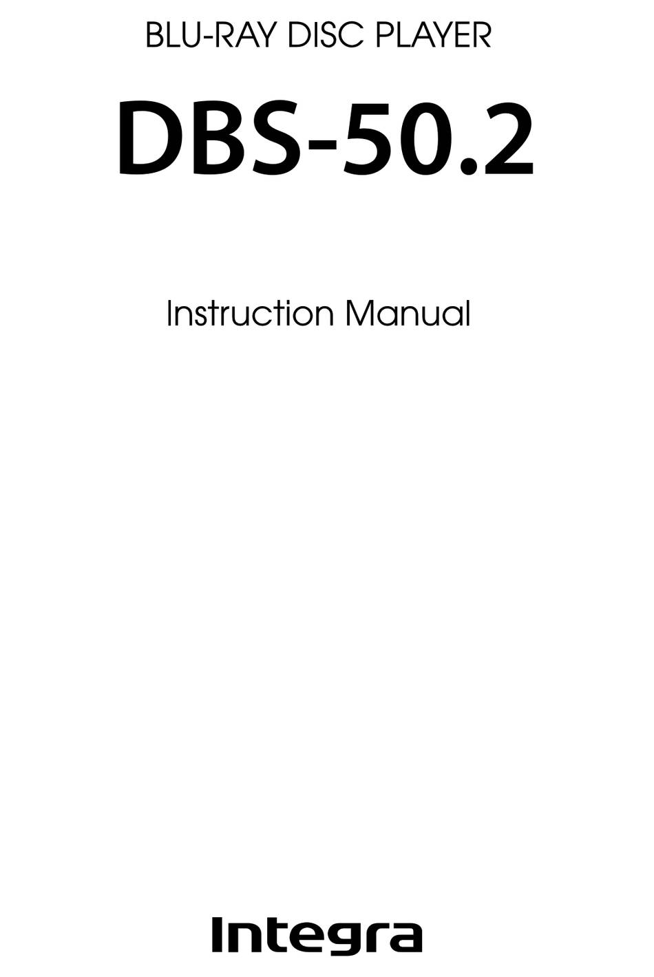 Onkyo Integra DBS-50 (50-2)