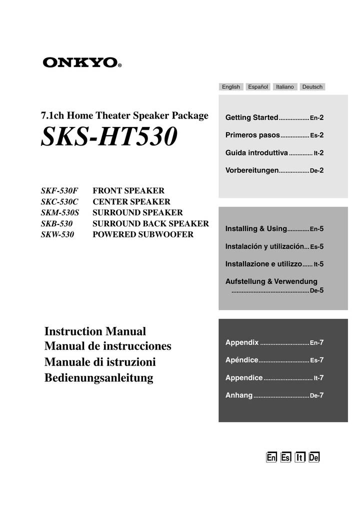 Onkyo SKS-HT530 (SKC-530C)
