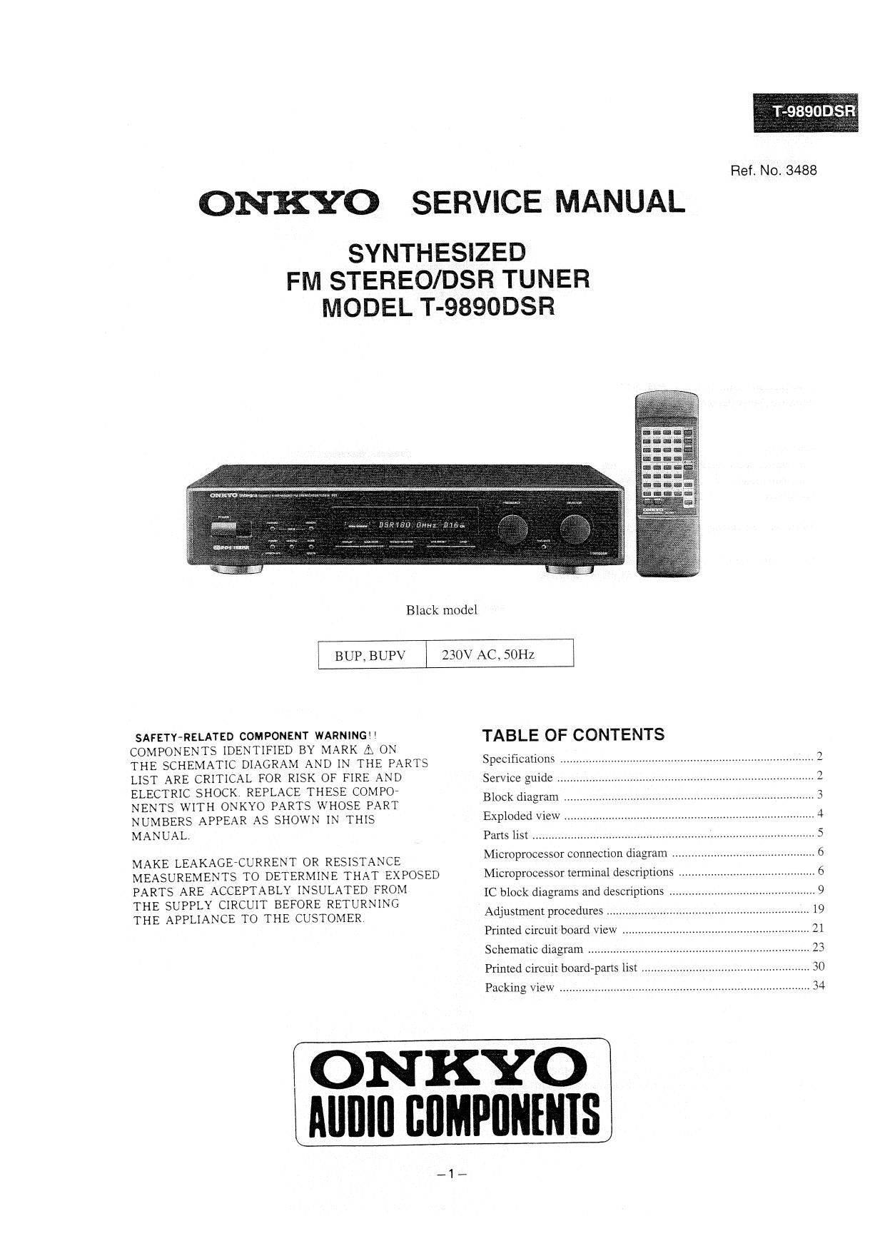 Onkyo T-9890 (DSR)
