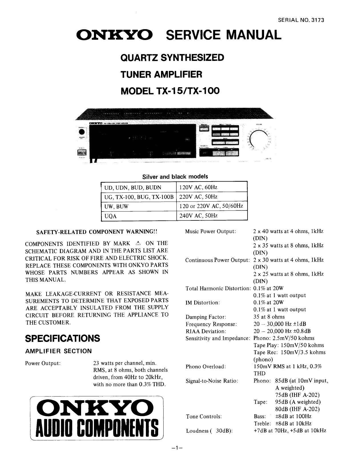 Onkyo TX-100