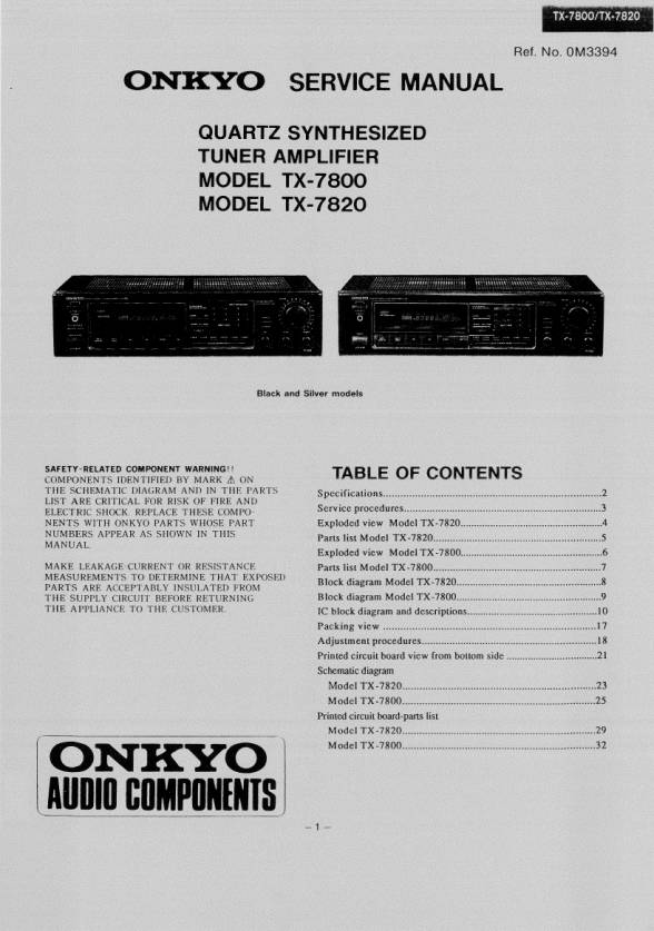 Onkyo TX-7800