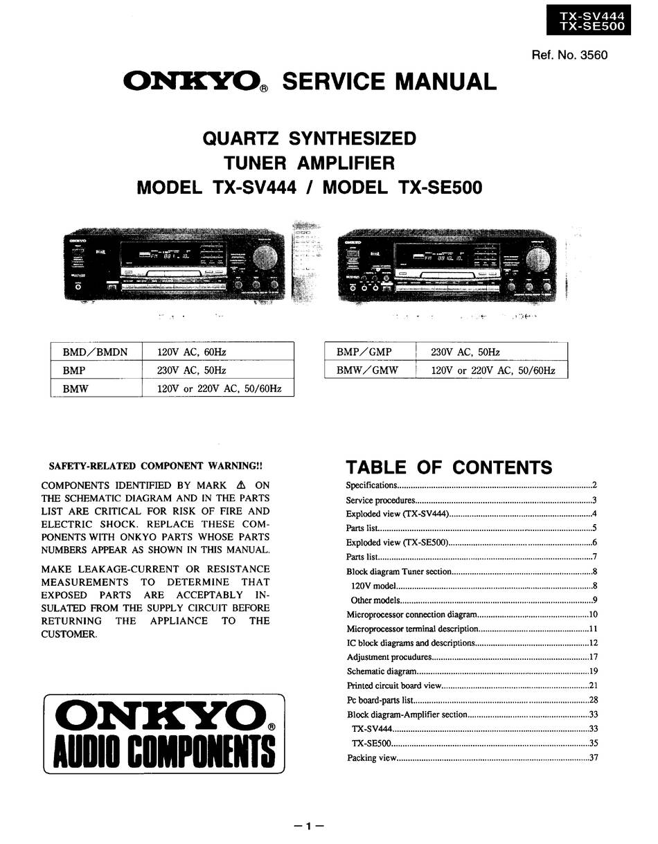 Onkyo TX-SE500
