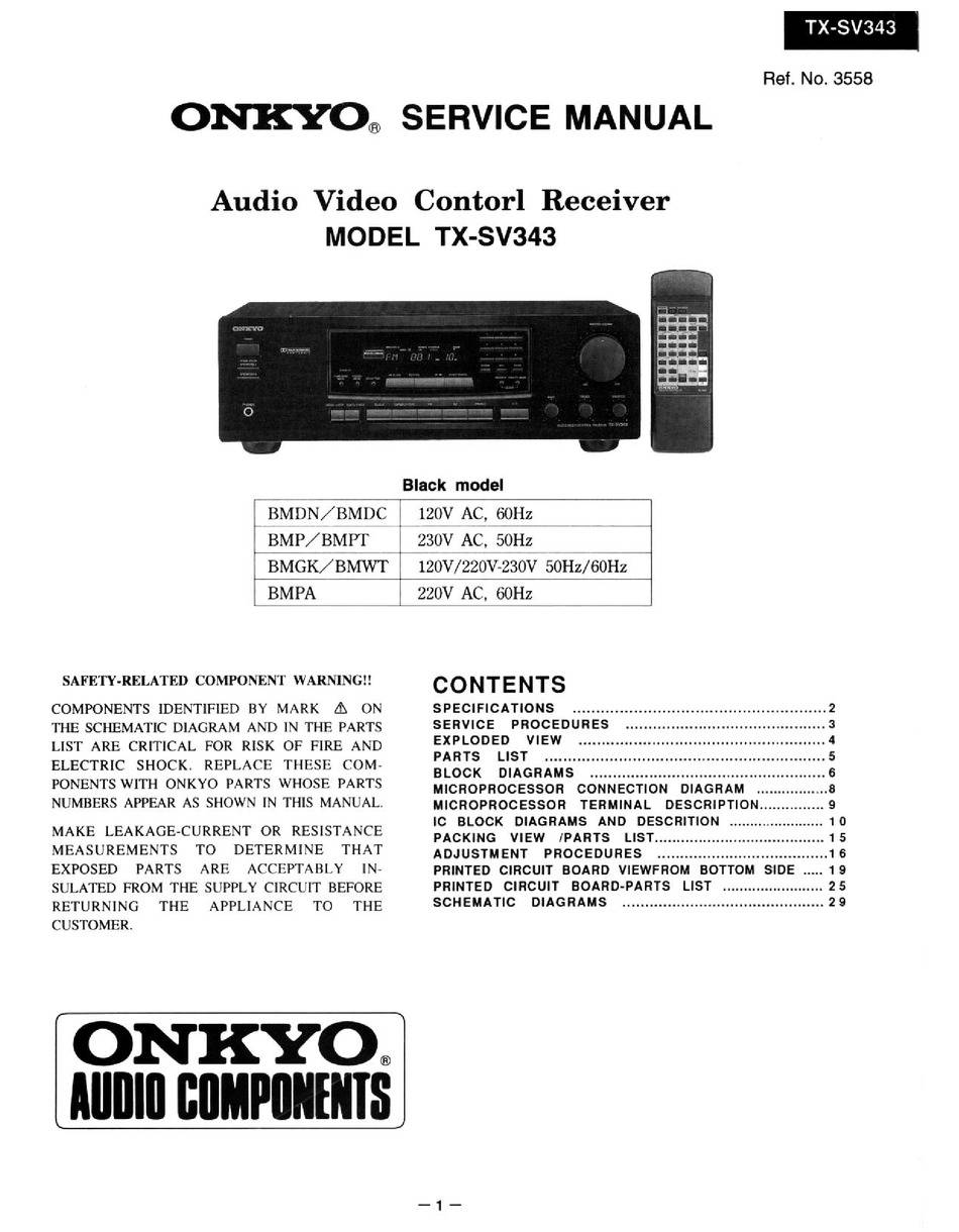 Onkyo TX-SV343