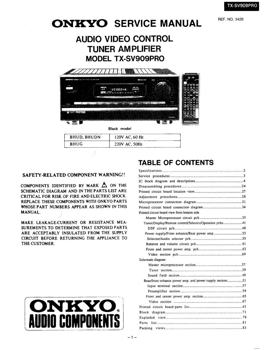 Onkyo TX-SV909PRO
