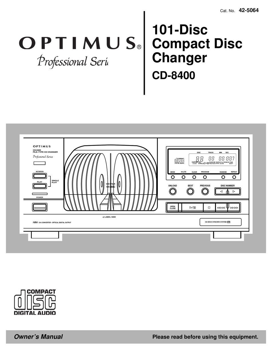 Optimus CD-8400