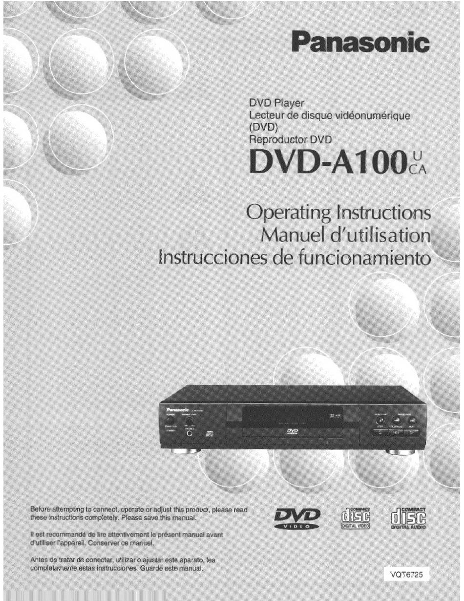 Panasonic DVD-A100