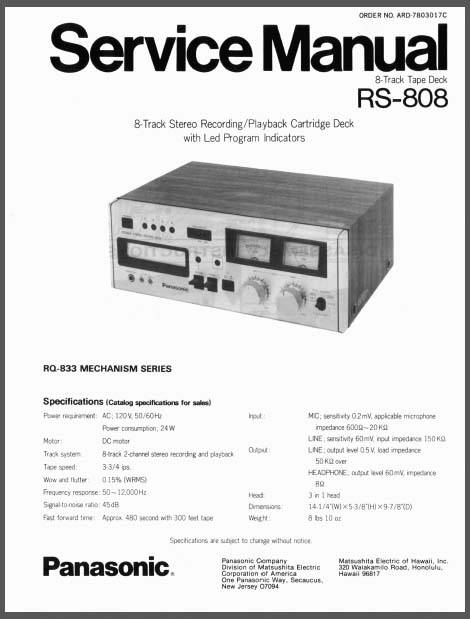 Panasonic RS-808