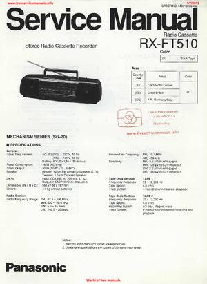 Panasonic RX-FT510